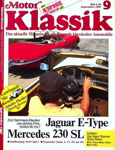 Deckblatt Motor Klassik (09/1987)